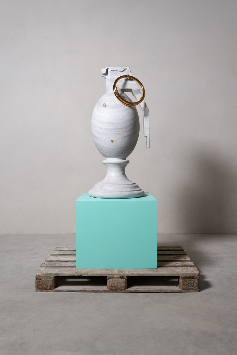 Sculpture FABERGÉ GRANATE