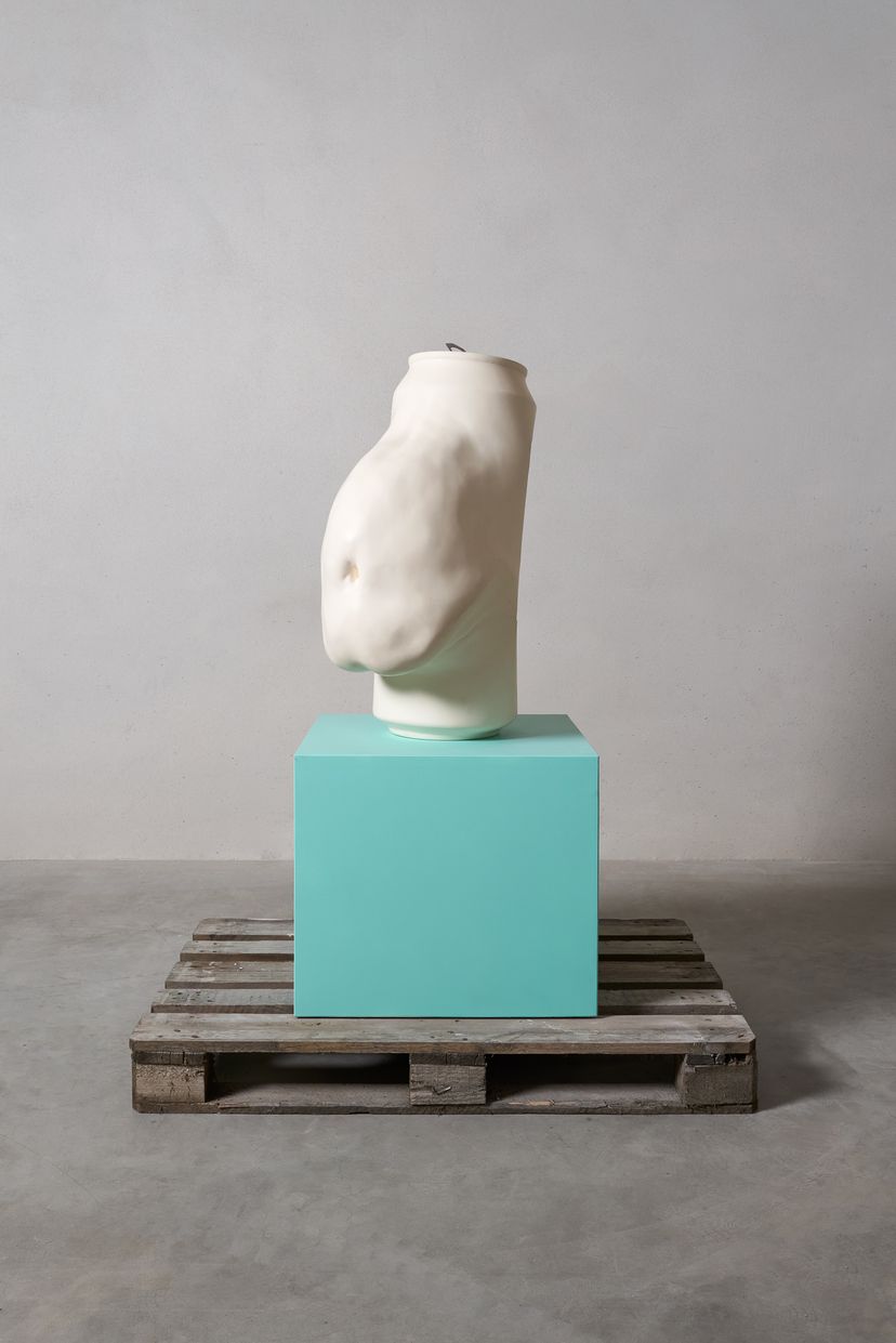 Sculpture BEER BELLY CAN XL