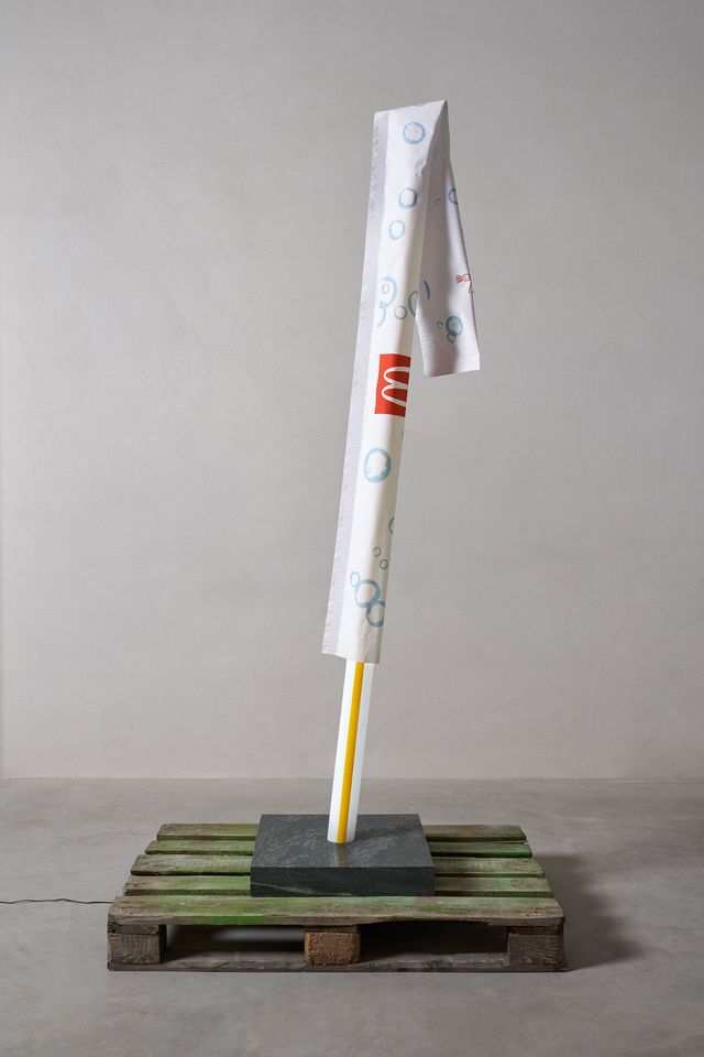 Sculpture STRAW LAMP